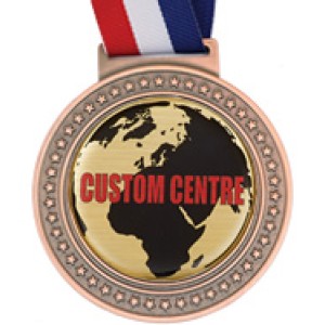 100MM OLYMPIC HEAVY CUSTOM VINYL DOMED MEDAL (6MM THICK)  ****BEST SELLER****